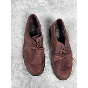 SAS Leather Comfort Oxford Shoes Brown Lace Up Men’s Size 10 W G8947360